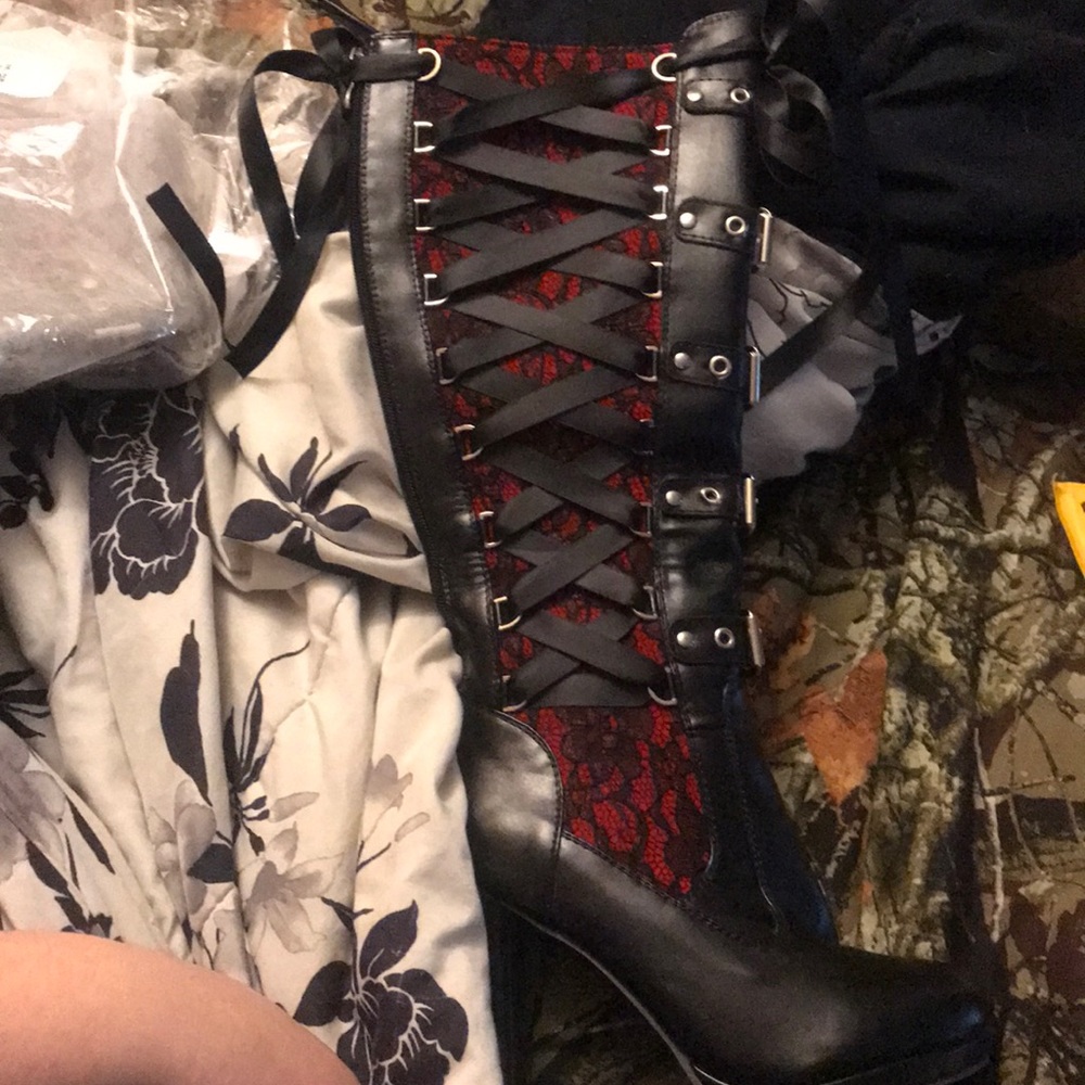 Gothic style boots